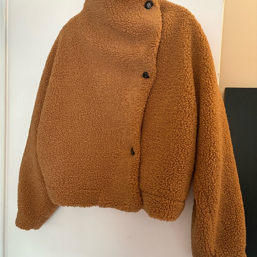 We The Free Warm Brown Teddy Jacket